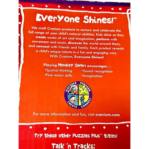 Cranium Talk ‘n Tracks Monkey Safari Puzzle Game tested works complete - Picture 7 of 8